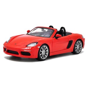 Bburago Porsche 718 Boxster 1:24 oranžová