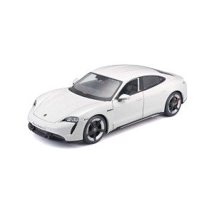 Bburago Porsche Taycan Turbo S 2019 Carrara 1:24 bílá