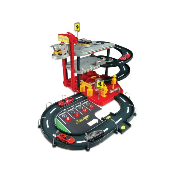 Bburago Ferrari patrová garáž s benzinkou