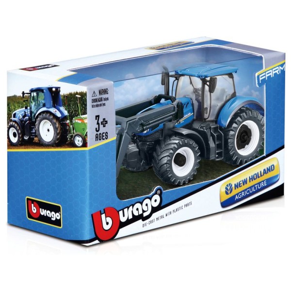 Bburago traktor s nakladačem (sada 12ks)