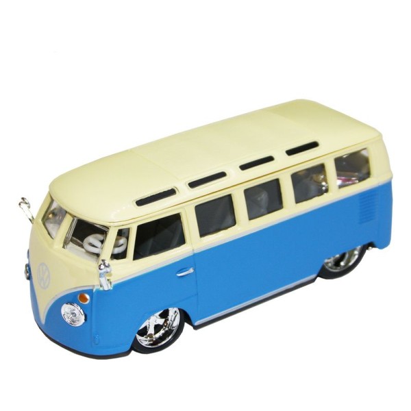 Bburago Plus Volkswagen Van Samba 1:32 modrá