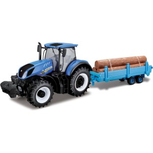 Bburago New Holland T7.315 1:32 se dřevem