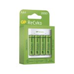 GP USB nabíječ Eco E411 + 4AA GP ReCyko 2100