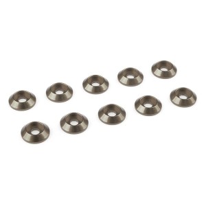 Podložka pro půlk. hlavu M3/10mm hliníková metalická (10)