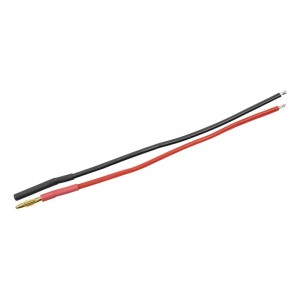 Konektor zlacený 2.0mm s kabelem 20AWG 10cm (1 pár)