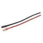 Konektor zlacený 3.5mm s kabelem kabel 14AWG 10cm (1 pár)