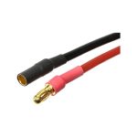 Konektor zlacený 3.5mm s kabelem kabel 14AWG 10cm (1 pár)