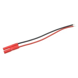 Konektor zlacený 2.0mm samec s kabelem 20AWG 10cm