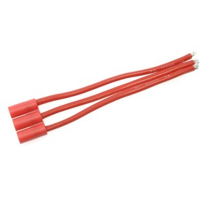 Konektor zlacený 3.5mm 3-pin samec s kabelem 14AWG 10cm