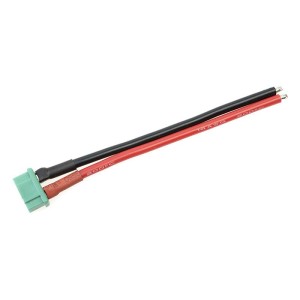 Konektor zlacený MPX samice s kabelem 14AWG 12cm