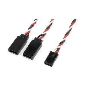 Kabel serva Y kroucený Futaba 22AWG 15cm