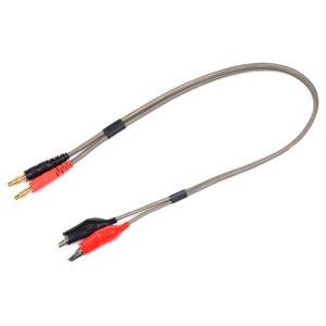 Nabíjecí kabel Pro - krokodýlky 14AWG 40cm