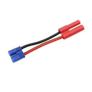 Konverzní kabel EC3 samec - 4.0mm zlacený 14AWG