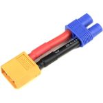 Konverzní kabel EC3 baterie - XT-60 přístroj 12AWG