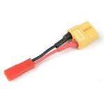 Konverzní kabel XT-60 baterie - JST přístroj 20AWG