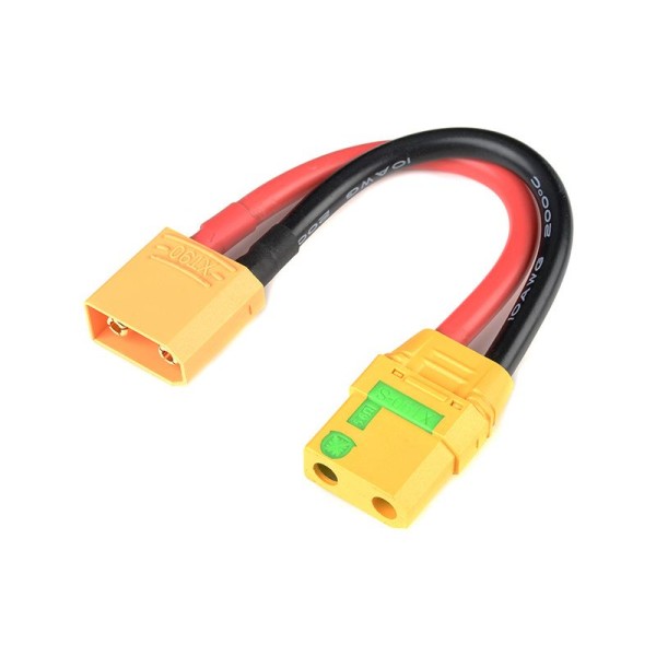 Prodlužovací kabel XT-90 Anti-Spark 10AWG 12cm