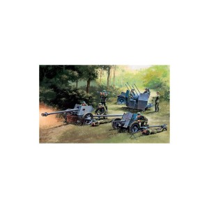 Italeri GERMAN GUNS SET: PAK35-PAK40-FLAK38 (1:72)