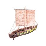 Dušek Vikingská loď Gokstad 1:72 kit