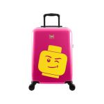 LEGO Luggage Cestovní kufr ColourBox Minifigure Head 20” - malinový