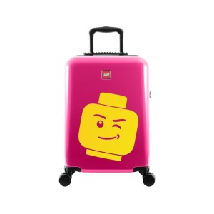 LEGO Luggage Cestovní kufr ColourBox Minifigure Head 20” - malinový