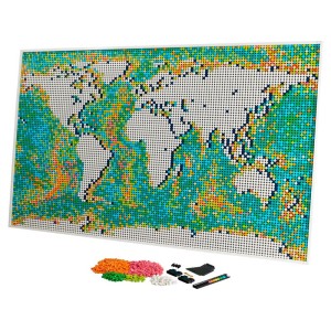 LEGO ART - Mapa světa