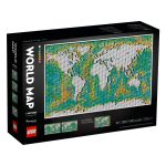 LEGO ART - Mapa světa