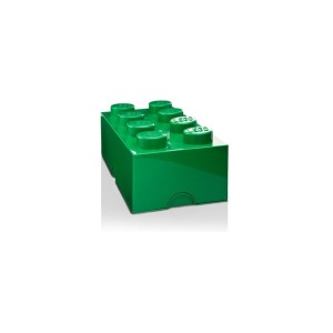 LEGO úložný box 250x500x180mm - tmavě zelený