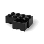 LEGO úložný box s šuplíky 250x500x180mm - černý