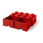 LEGO úložný box s šuplíky 250x500x180mm - černý