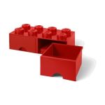 LEGO úložný box s šuplíky 250x500x180mm - černý