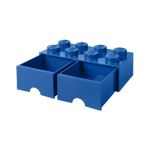 LEGO úložný box s šuplíky 250x500x180mm - černý