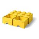 LEGO úložný box s šuplíky 250x500x180mm - černý