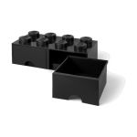 LEGO úložný box s šuplíky 250x500x180mm - černý