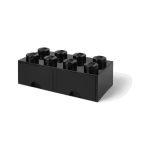 LEGO úložný box s šuplíky 250x500x180mm - černý