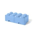 LEGO úložný box s šuplíky 250x500x180mm - černý