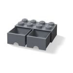 LEGO úložný box s šuplíky 250x500x180mm - černý