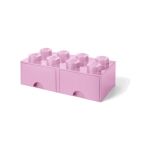 LEGO úložný box s šuplíky 250x500x180mm - tmavě zelený