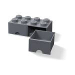 LEGO úložný box s šuplíky 250x500x180mm - tmavě zelený