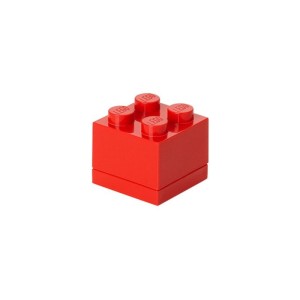 LEGO mini box 46x46x43mm - červený