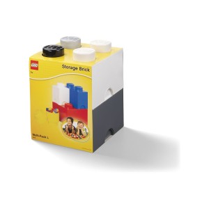 LEGO úložné boxy Multi-Pack černá, bílá, šedá - 4ks
