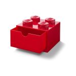 LEGO stolní box 4 se zásuvkou bílý