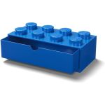 LEGO stolní box 8 se zásuvkou modrý