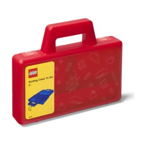 LEGO To Go úložný box s přihrádkami - červená