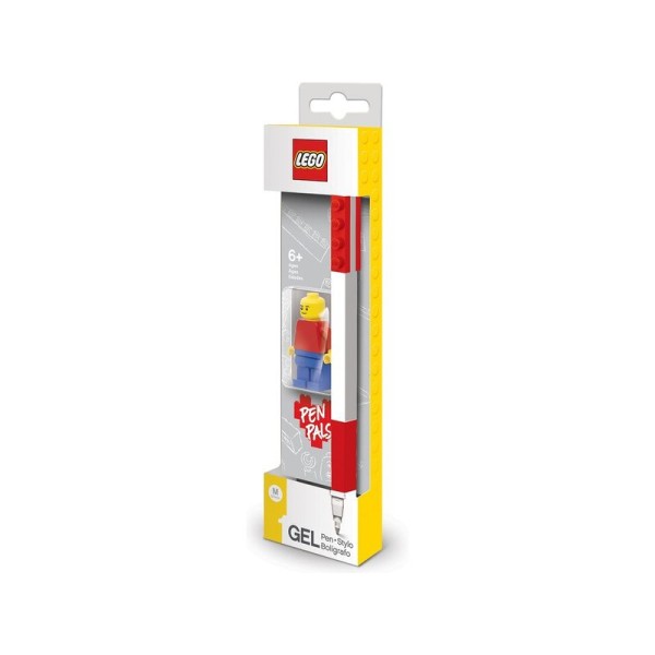 LEGO Gelové pero s minifigurkou červené