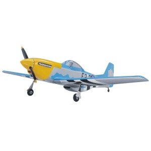 P-51D Mustang 20cc 1.7m ARF žlutý