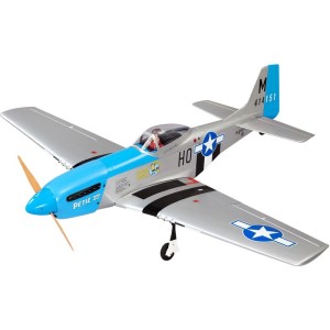 P-51D Mustang 20cc 1.7m ARF modrý