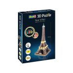 Revell 3D Puzzle - Eiffelova věž s LED osvětlením (78cm)
