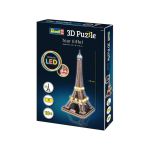 Revell 3D Puzzle - Eiffelova věž s LED osvětlením (78cm)