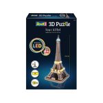 Revell 3D Puzzle - Eiffelova věž s LED osvětlením (78cm)