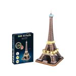 Revell 3D Puzzle - Eiffelova věž s LED osvětlením (78cm)